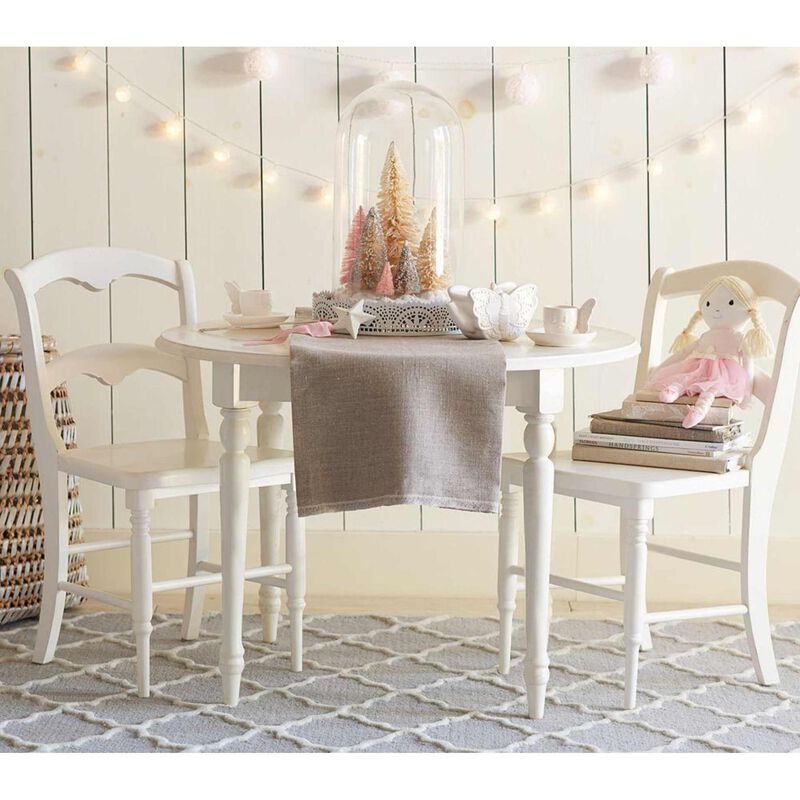 Pottery Barn Kids Finley Play Chair French White image number 1